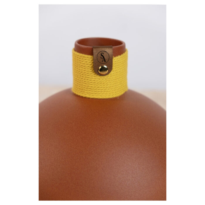 Vase 1944 - Terracotta - Vase dôme métal - Déco d'intérieur - Bohème – Image 6