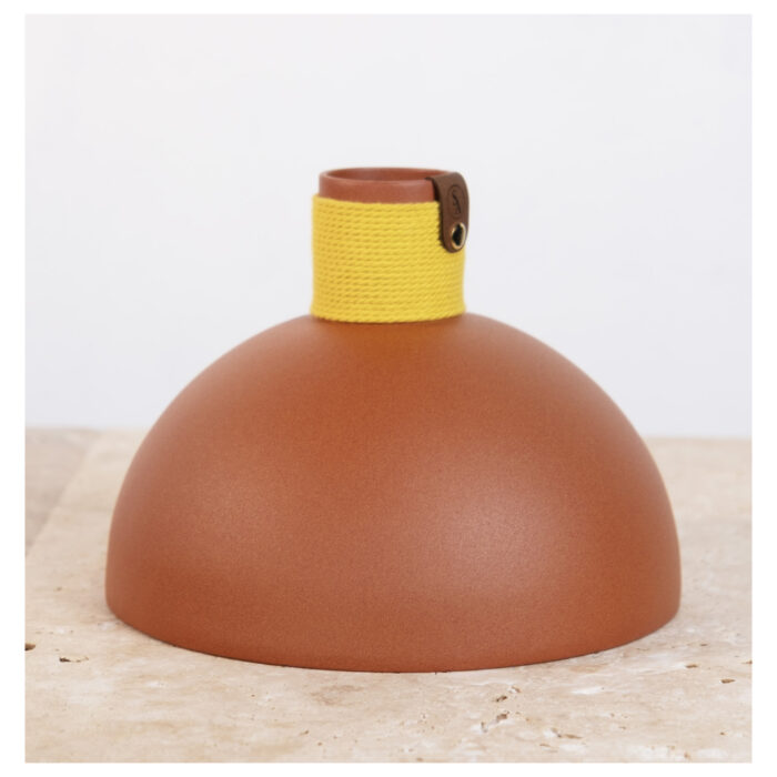 Vase 1944 - Terracotta - Vase dôme métal - Déco d'intérieur - Bohème – Image 5