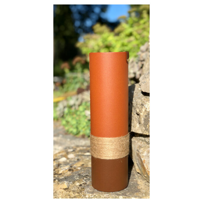Vase 1993 - Bicolore - Terracotta et Chocolat - Pampa – Image 2