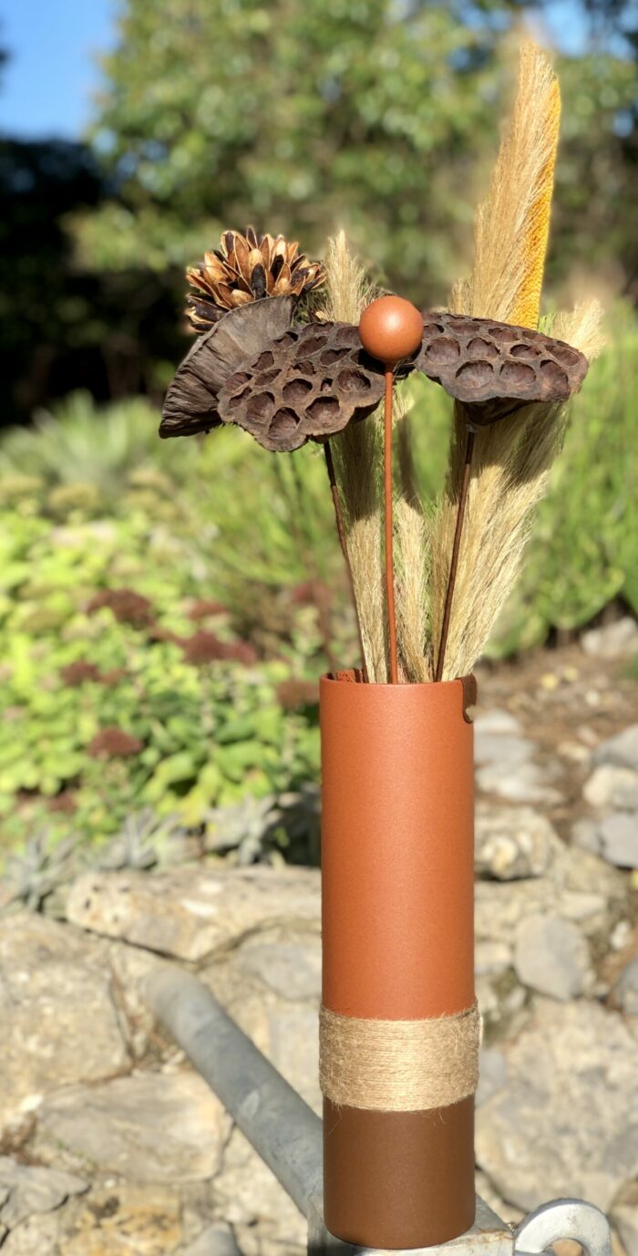 Vase 1993 - Bicolore - Terracotta et Chocolat - Pampa – Image 4
