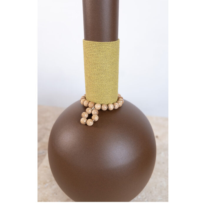 Vase 1952 - Chocolat - Grand vase boule - Déco d'intérieur - Bohème – Image 3