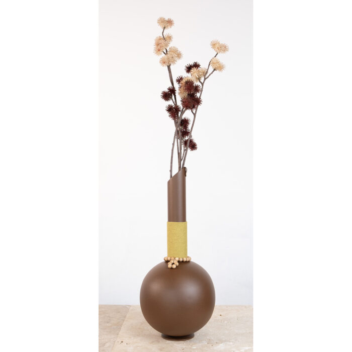 Vase 1952 - Chocolat - Grand vase boule - Déco d'intérieur - Bohème – Image 2