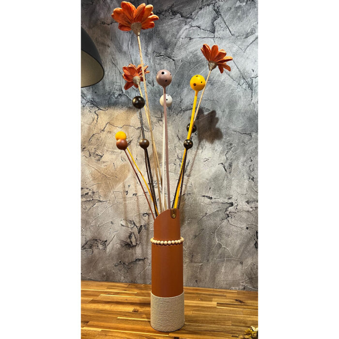 Vase 1971 - Terracotta - Vase design - Déco d'intérieur - Minimaliste – Image 10