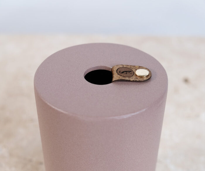 Vase 1995 - Rose poudré - Petit vase personnalisé - Soliflore - Déco – Image 3