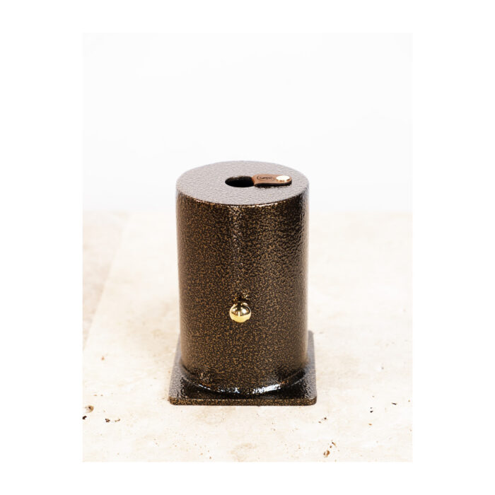 Vase 1995 - Bronze doré - Vase soliflore - Design minimaliste – Image 2